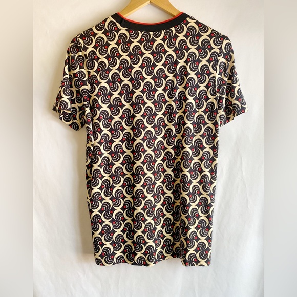 NWT Anthropologie SCOTCH & SODA Red, Blue, & Cream Tee. Medium. Graphic Print - Picture 4 of 9